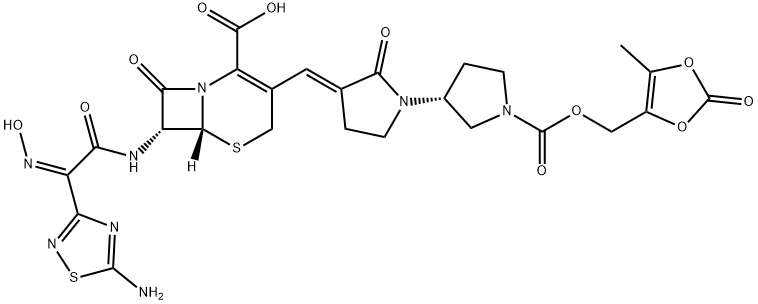 Ceftobiprole medocaril Struktur