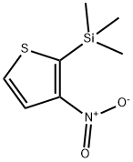 Thiophene, 3-nitro-2-(trimethylsilyl)- Struktur