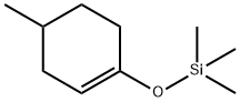 Cyclohexene, 4-methyl-1-[(trimethylsilyl)oxy]- Struktur