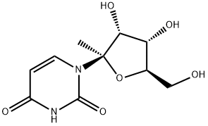 Uridine, 1'-C-methyl- Struktur