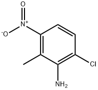 Benzenamine, 6-chloro-2-methyl-3-nitro- Struktur