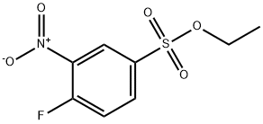 Benzenesulfonic acid, 4-fluoro-3-nitro-, ethyl ester Struktur