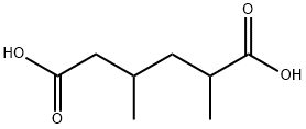 Hexanedioic acid, 2,4-dimethyl- Struktur