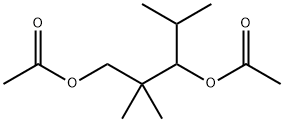 1,3-Pentanediol, 2,2,4-trimethyl-, 1,3-diacetate Struktur