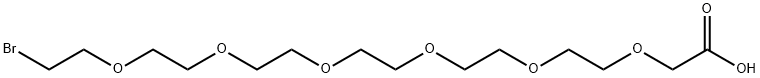 Br-PEG6-CH2COOH Struktur