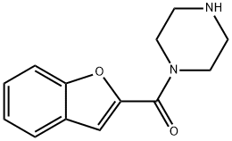 1-(1-Benzofuran-2-carbonyl)piperazine Struktur