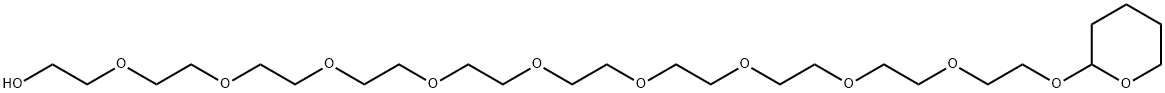 THP-PEG10-OH Struktur