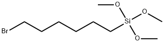 Silane, (6-bromohexyl)trimethoxy- Struktur