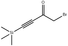 3-Butyn-2-one, 1-bromo-4-(trimethylsilyl)- Struktur