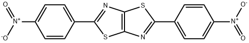 2,5-bis(4-nitrophenyl)[1,3]thiazolo[5,4-d][1,3]thiazole Struktur