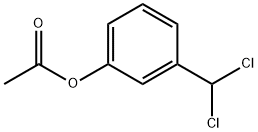 3-(Dichloromethyl)phenyl Acetate Struktur