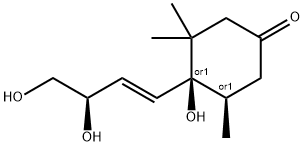 6,9,10-Trihydroxy-7-megastigmen-3-one Struktur