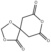 1,3,8-Trioxaspiro[4.5]decane-4,7,9-trione Struktur