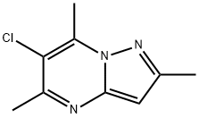 Pyrazolo[1,5-a]pyrimidine, 6-chloro-2,5,7-trimethyl- Struktur