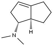 1-Pentalenamine,1,2,4,5,6,6a-hexahydro-N,N-dimethyl-,(1R,6aR)-rel-(9CI) Struktur