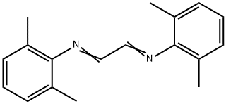 Benzenamine, N,N'-1,2-ethanediylidenebis[2,6-dimethyl- Struktur