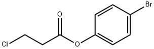 Propanoic acid, 3-chloro-, 4-bromophenyl ester