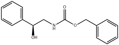 Carbamic acid, N-[(2S)-2-hydroxy-2-phenylethyl]-, phenylmethyl ester Struktur