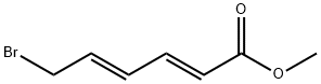 2,4-Hexadienoic acid, 6-bromo-, methyl ester, (2E,4E)- Struktur