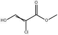 2-Propenoic acid, 2-chloro-3-hydroxy-, methyl ester Struktur