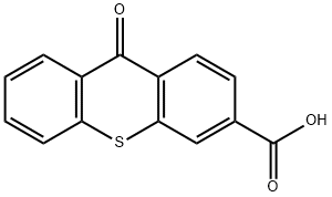 9H-Thioxanthene-3-carboxylic acid, 9-oxo- Struktur