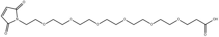 Mal-PEG6-Acid Struktur