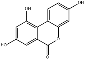 3,8,10-trihydroxy urolithin Struktur