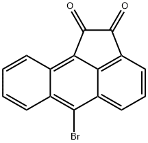 1,2-Aceanthrylenedione, 6-bromo- Struktur