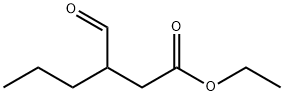 Hexanoic acid, 3-formyl-, ethyl ester Struktur