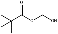 Propanoic acid, 2,2-dimethyl-, hydroxymethyl ester Struktur