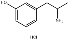 Phenol, 3-(2-aminopropyl)-, hydrochloride (1:1) Struktur