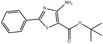 4-Amino-2-phenyl-thiazole-5-carboxylic acid t-butyl ester Struktur