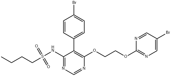 Macitentan (n-butyl analogue) Struktur