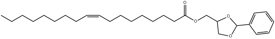 rel-9-Octadecenoic acid [(2S*)-2α*-phenyl-1,3-dioxolane]-4α*-ylmethyl ester Struktur