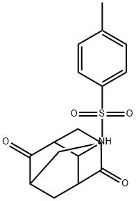 N-(4,8-Dioxotricyclo[3.3.1.13,7]decan-2-yl)-4-methylbenzenesulfonamide Struktur