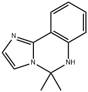 5,6-dihydro-5,5-dimethyl-Imidazo[1,2-c]quinazoline Struktur