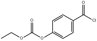 4-(Carbonochloridoyl)phenyl Ethyl Carbonate Struktur