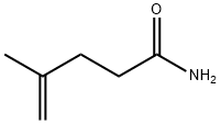 4-Methyl-4-pentenamide Struktur