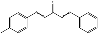 1-(4-METHYLPHENYL)-5-PHENYL)-1,4-PENTADIEN-3-ONE Struktur