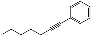 Benzene, (6-iodo-1-hexyn-1-yl)- Struktur