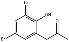 2-Propanone, 1-(3,5-dibromo-2-hydroxyphenyl)- Struktur