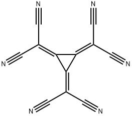 Propanedinitrile, 2,2',2''-(1,2,3-cyclopropanetriylidene)tris- Struktur