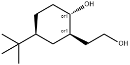 Cyclohexaneethanol, 5-(1,1-dimethylethyl)-2-hydroxy-, (1R,2S,5S)-rel- (9CI) Struktur