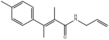 N-Allyl-α,β,4-trimethylcinnamamide Struktur