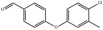 JR-8200, 4-(4-Chloro-3-methylphenoxy)benzaldehyde, 97% Struktur