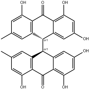 Trans-Emodin bianthrone Struktur