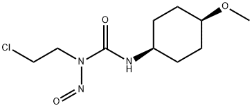 1-(2-Chloroethyl)-3-(4α-methoxycyclohexan-1α-yl)-1-nitrosourea Struktur