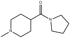 Methanone, (1-methyl-4-piperidinyl)-1-pyrrolidinyl- Struktur