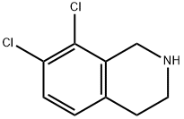 Isoquinoline, 7,9-dichloro-1,2,3,4-tetrahydro- Struktur