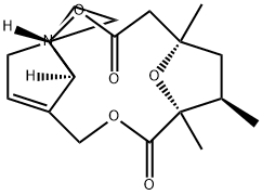 (12R,15S)-12,15-Epoxy-15,20-dihydro-16a-homo-21-norsenecionan-11,16a-dione Struktur